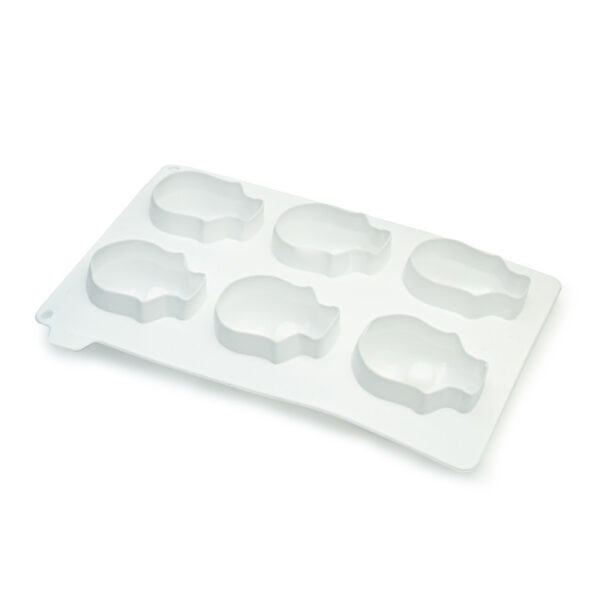 Moule à gâteau silicone d'halloween - Mini têtes de mort 3D – Image 3