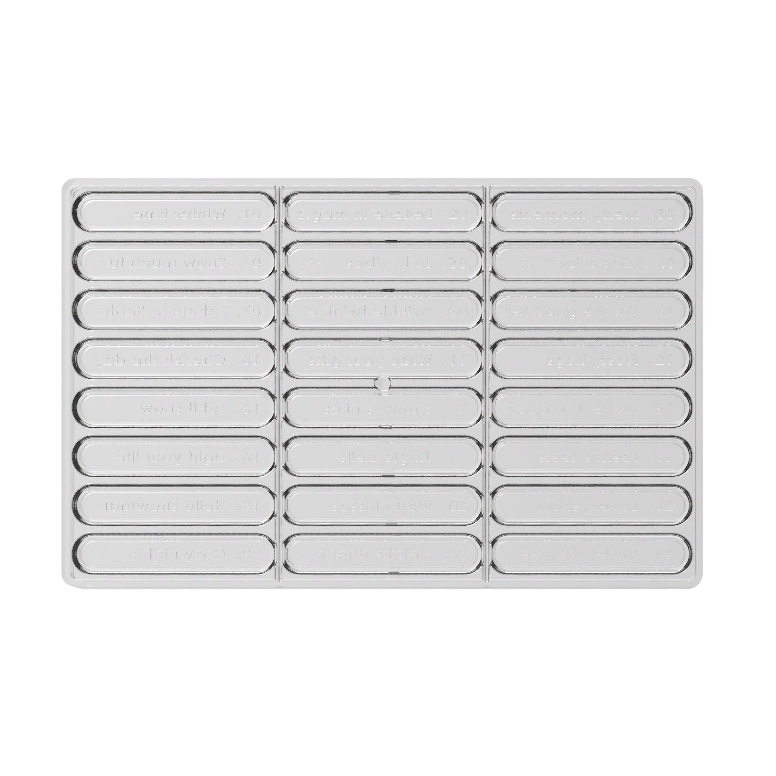 Kit  Silikomart Christmas countdown calendrier de l'avant et moule – Image 7