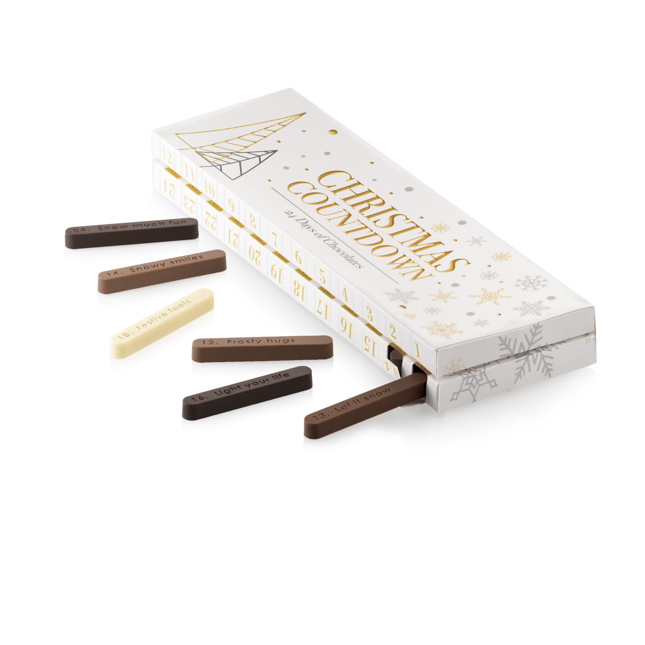 Kit  Silikomart Christmas countdown calendrier de l'avant et moule