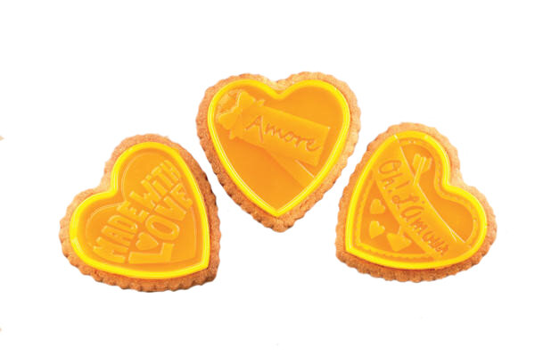 Kit moule à chocolat coeur avec emporte piece Silikomart – Image 3