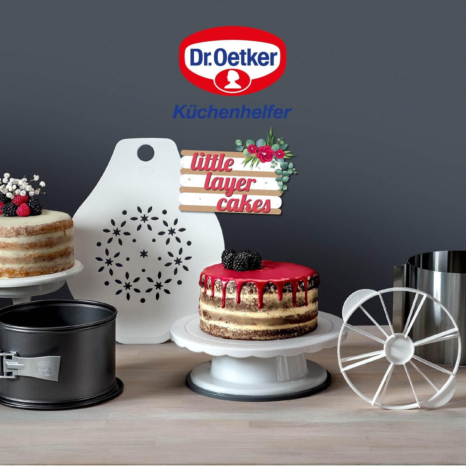 Cercle réglable extra haut de 16 à 30 cm Dr.Oetker – Image 7