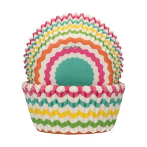 FunCakes Caissettes à Cupcakes Chevrons Colorés pcs/48