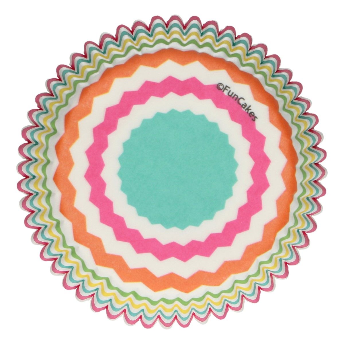 FunCakes Caissettes à Cupcakes Chevrons Colorés pcs/48 – Image 2
