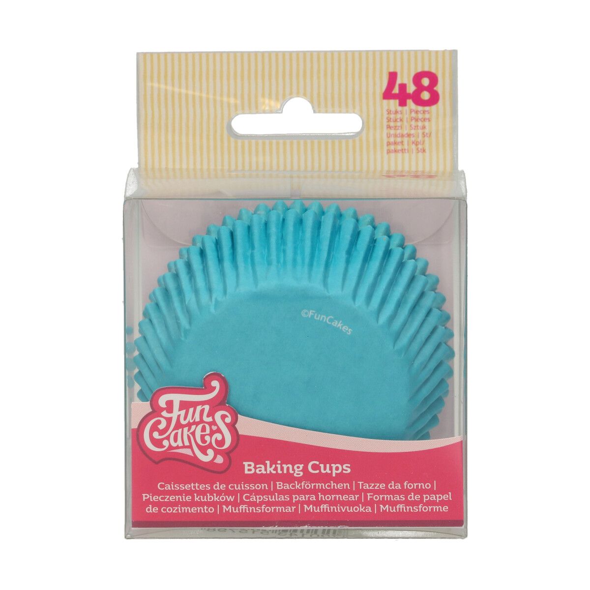 FunCakes Caissettes à Cupcakes Turquoise pcs/48 – Image 4