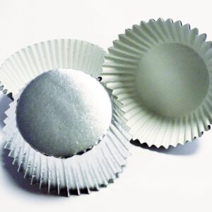 PME - Caissettes à Cupcakes Métalliques - Argent, Lot de 30