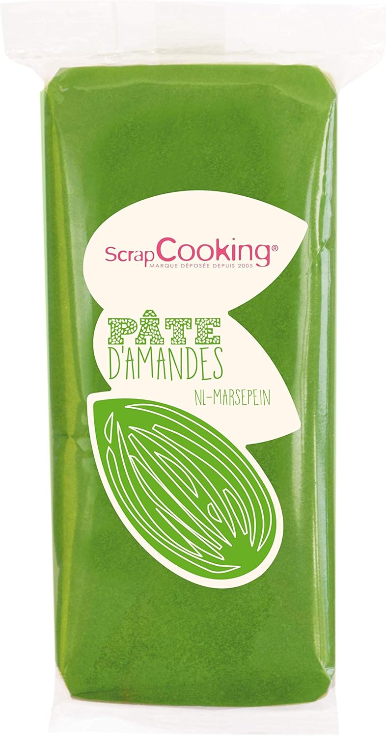 SCRAP COOKING Pâte d'Amande Vert, 200 g