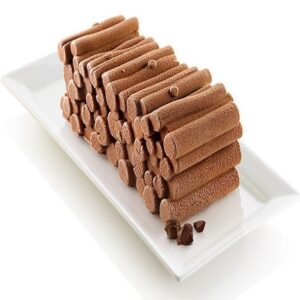Kit moule à bûche en silicone Forêt Silikomart