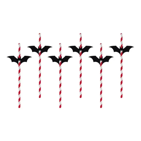 Pailles Chauve-souris Party Deco