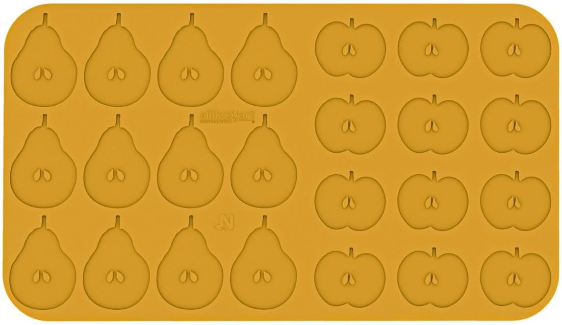 silikomart Pomme et poire Moule en silicone pour décoration de pâtisserie et de cuisine – Image 3