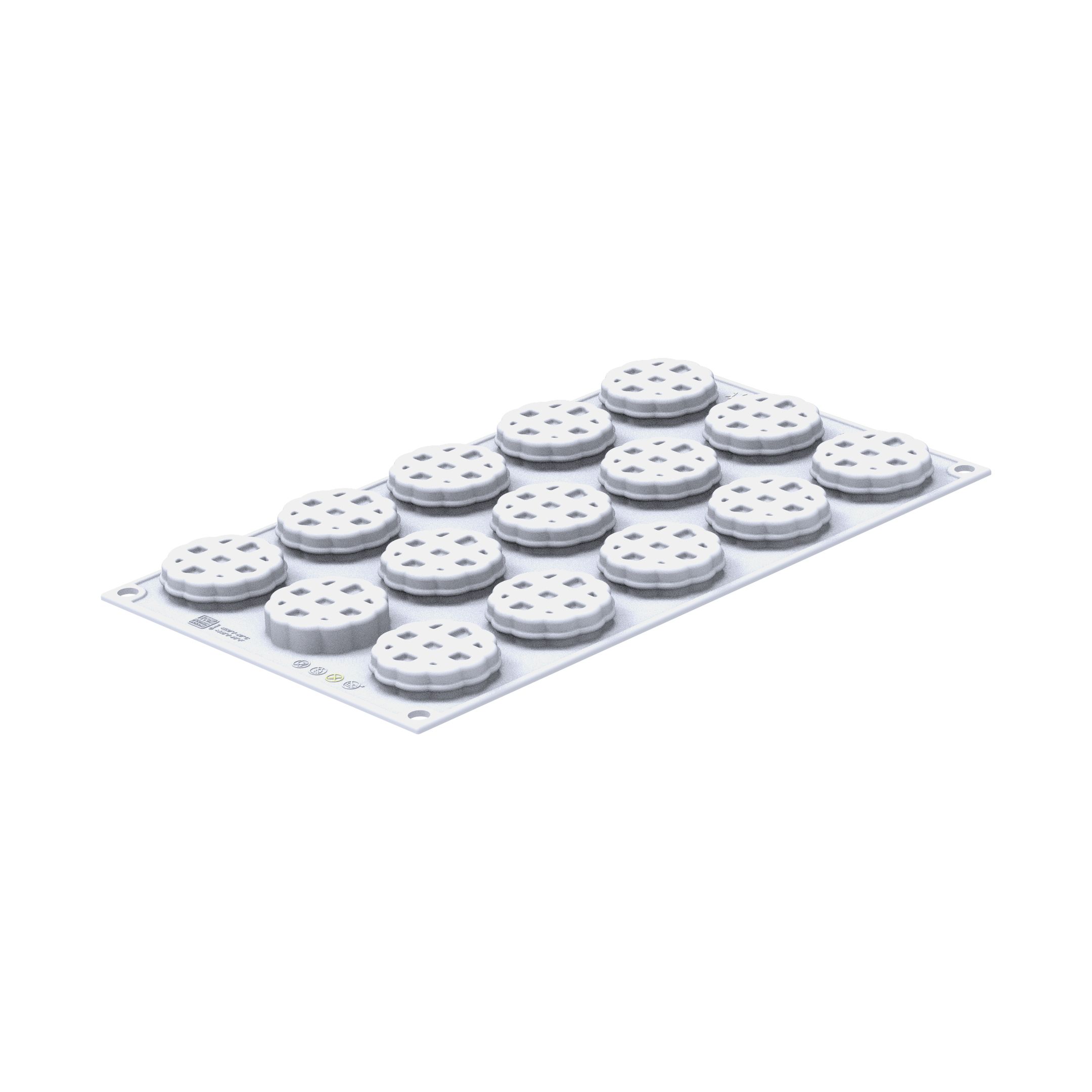 Silikomart – Moule Silicone Crostata XS 20 (15 x 20 ml) – Image 3