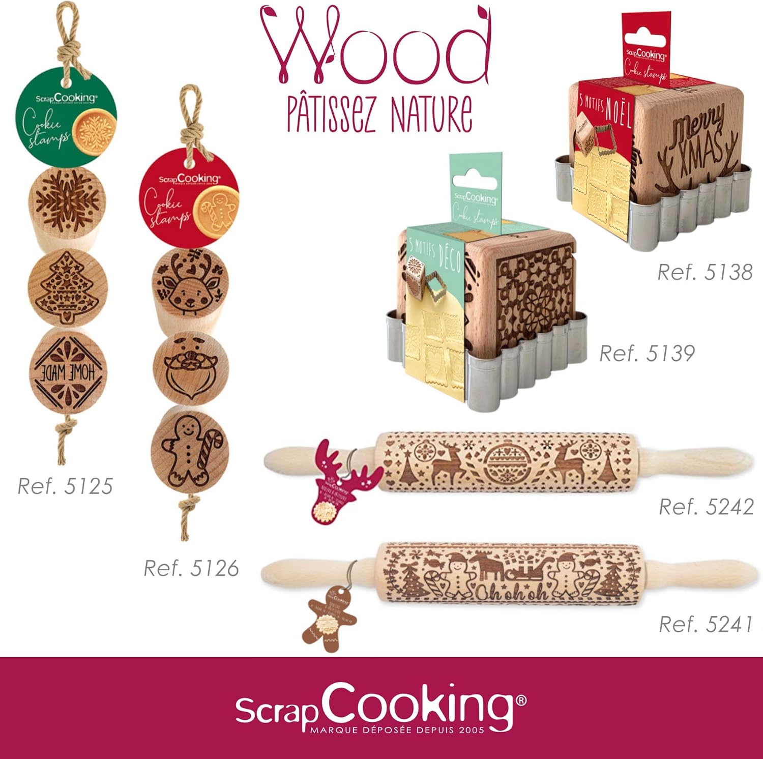 Rouleau à Pâtisserie en Bois Gingerman – Image 4