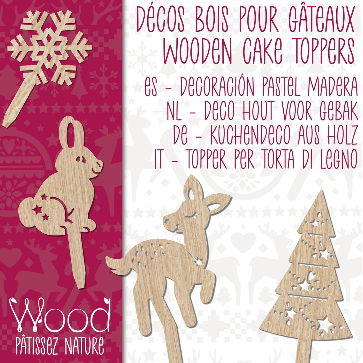 Scrapcooking - Kit de 4 Accessoires Déco Bois – Image 6