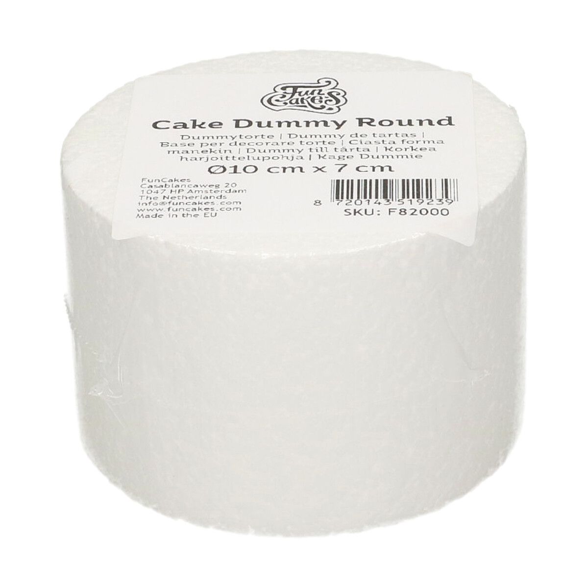FunCakes Dummy – Gâteau Polystyrène Rond Ø10 cm x 7 cm – Image 3