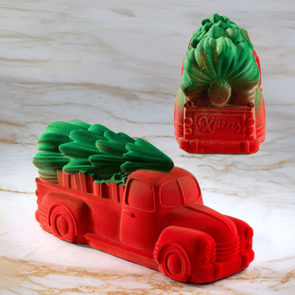 Buche voiture porte sapin Pavoni