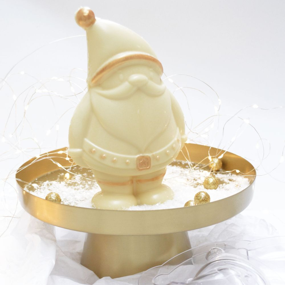 Moule 3D Chocolat Père Noël – Moule Rigide avec Clips – Création Chocolat Maison Brillante et Facile – Image 5