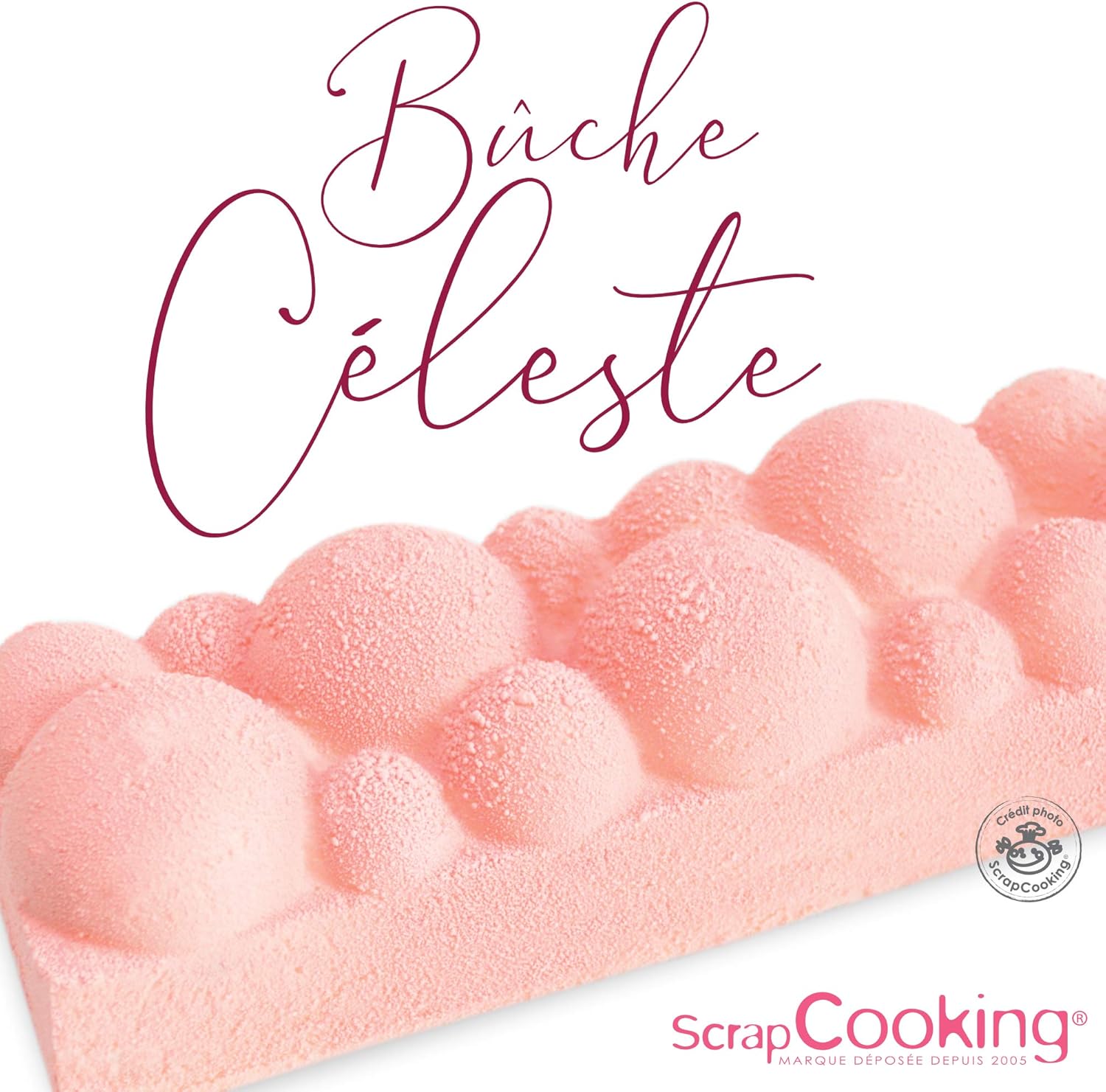 ScrapCooking – Moule à Bûche de Noël Céleste – Kit Complet – Image 2
