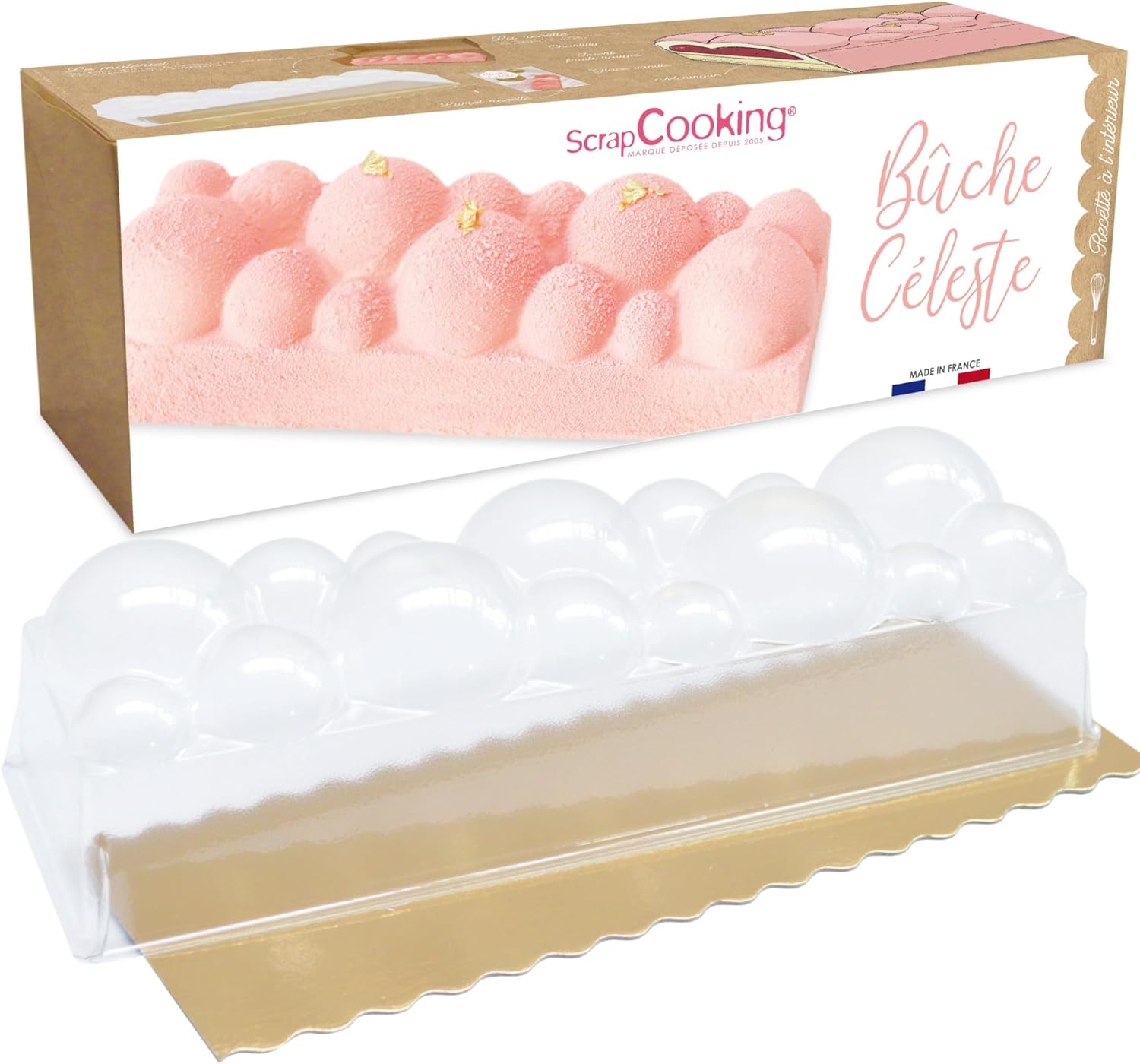 ScrapCooking – Moule à Bûche de Noël Céleste – Kit Complet – Image 10