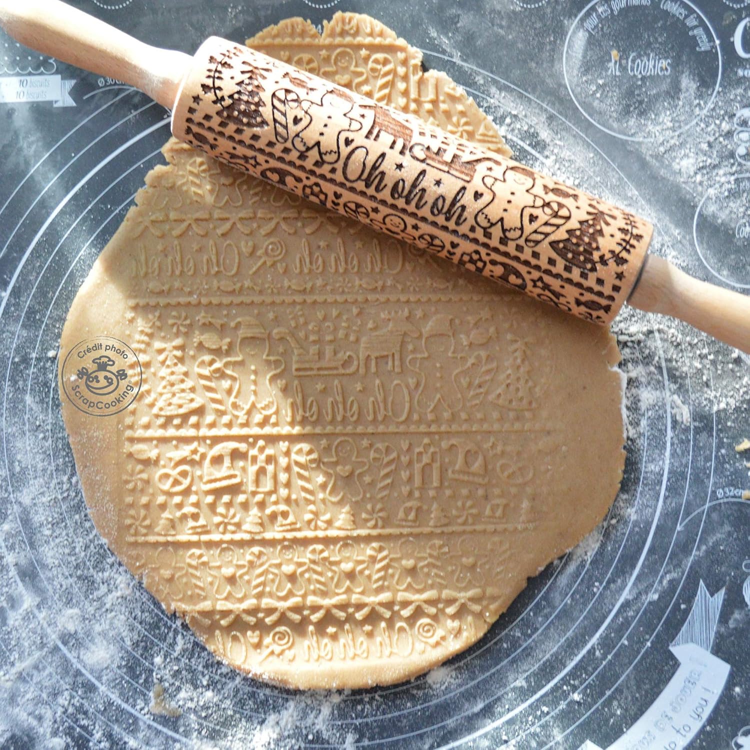 Rouleau à Pâtisserie en Bois Gingerman