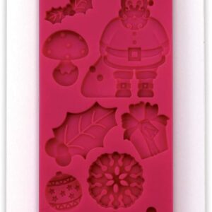 Moule Noël en silicone rose ScrapCooking