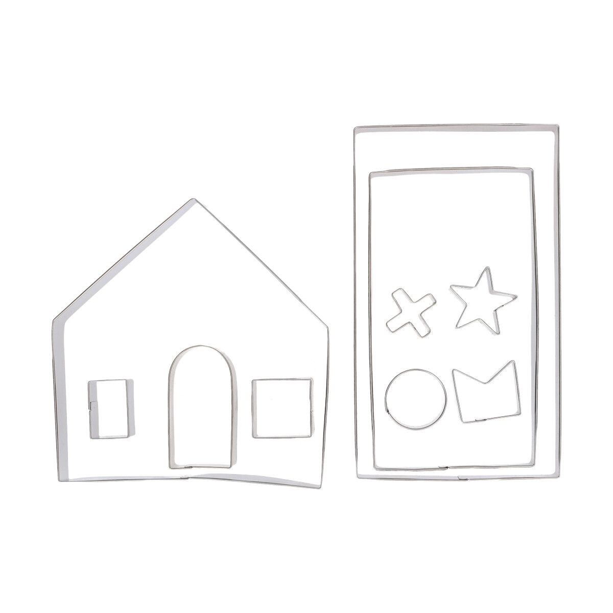 Wilton – Emporte-pièce 3D Maison en Pain d’Épices (Set de 10) – Image 2