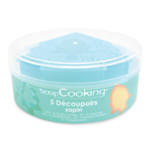 5 emporte-pièces sapin scrapcooking