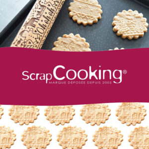 Rouleau empreintes bois Xmas Scrapcooking